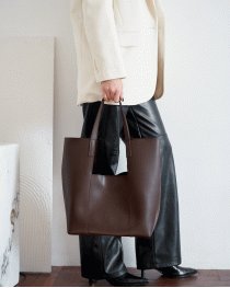Женская сумка «Трейс» 2 в 1 шоколадная