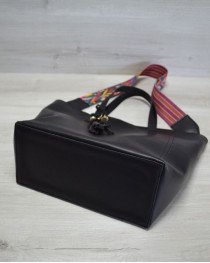 Модна жіноча сумка 23309 набір два в одному чорний