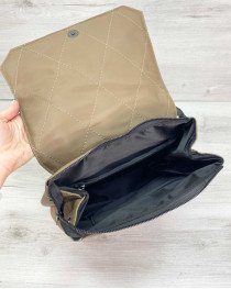 Рюкзак женский 44021 нейлоновый кофейный