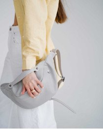 Бананка жіноча «Нора» сіра 