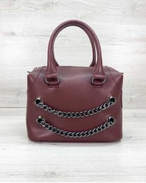 Жіноча сумка «Jean» бордова