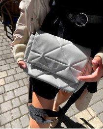 Женская сумка «Роуз» серая
