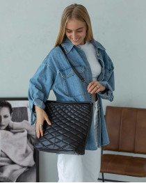 Женская сумка «Эрмин» черная