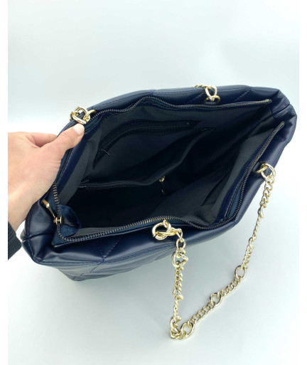 Женская сумка «Саманта» темно-синяя