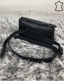 Сумка жіноча «Leya» з бордовим серцем