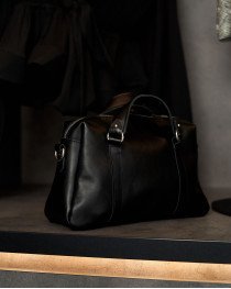 Сумка кожаная женская «Мелания» черная